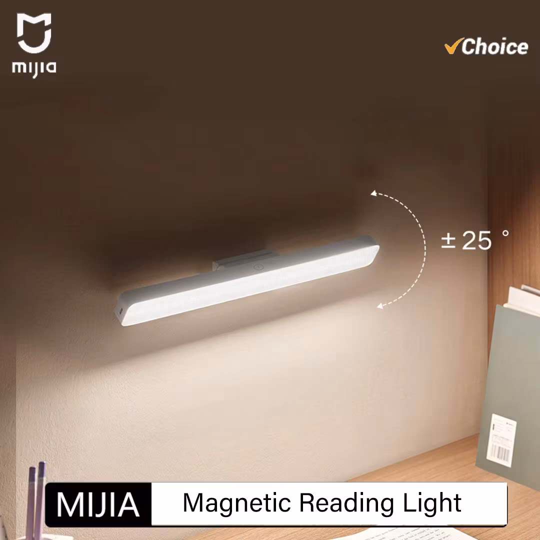 Mijia Magnetic Reading Lamp 36cm Extended Lamp Head Ra90 mah Uniform Light Adjustable Lamp Head Three Gears 150lm