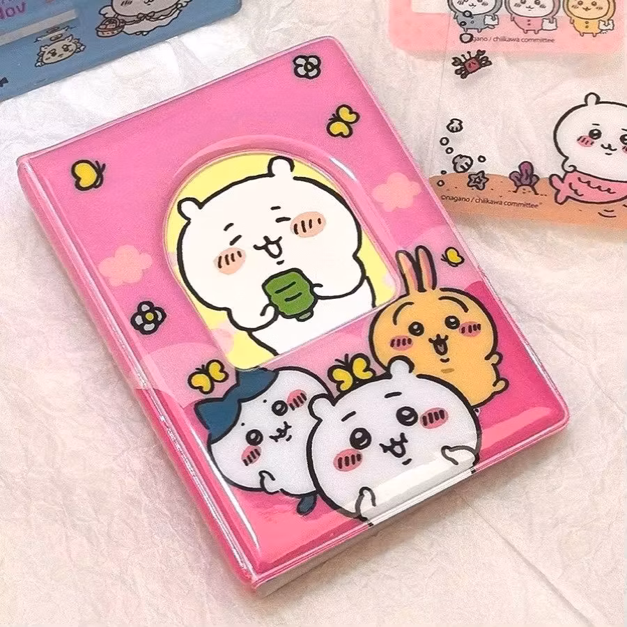 Kawaii jiyi 3-inch Photocard Album Cute Cartoon Collect Book Mini Binder for Polaroid & K-pop Cards