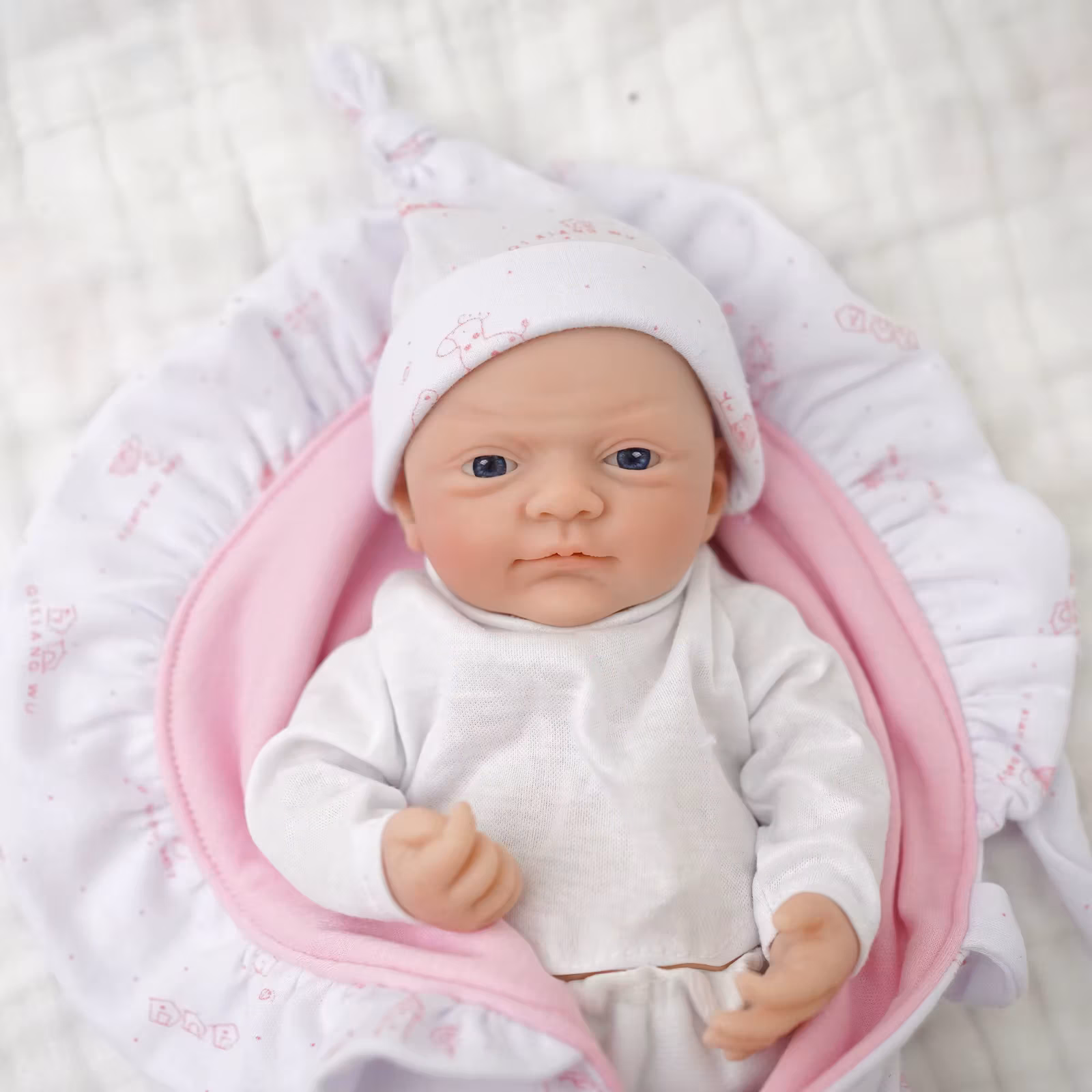 12" Micro Preemie Full Body Silicone Baby Doll Girl "Luna"& Boy "Toby" Lifelike Reborn Doll Surprice Children Anti-Stress