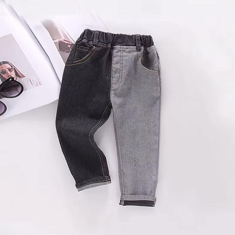 Ienens Baby Slim Jeans Boy Girl Stretch Denim Pants Casual Trousers For 2 Years Old