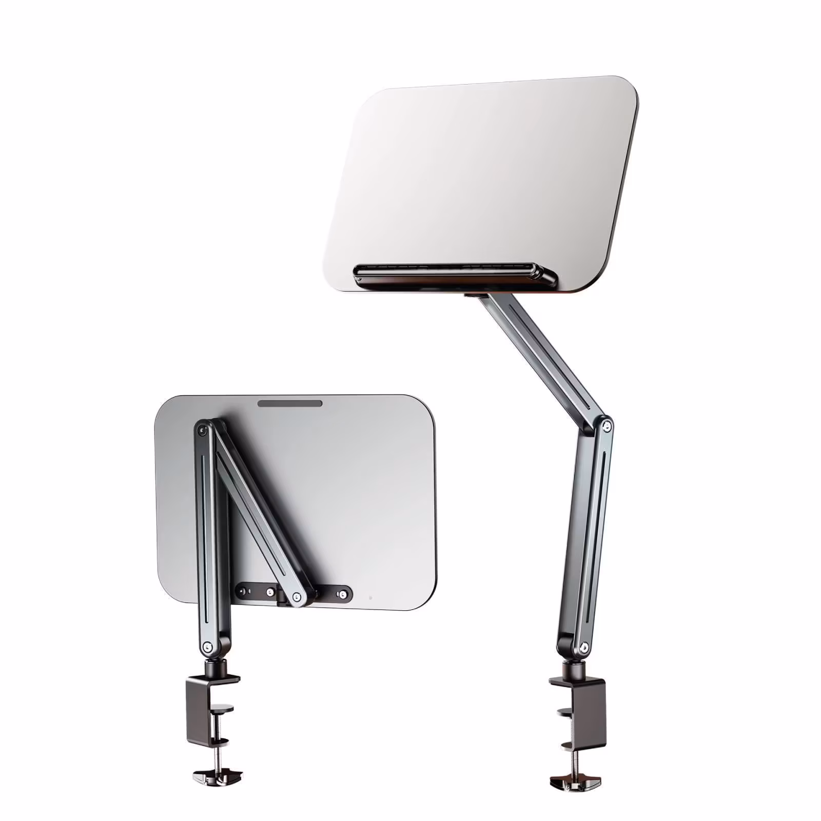 Adjustable Reading Book Stand 360 Rotating Bookshelf Rack Shelf for Recipe Tablet Laptop