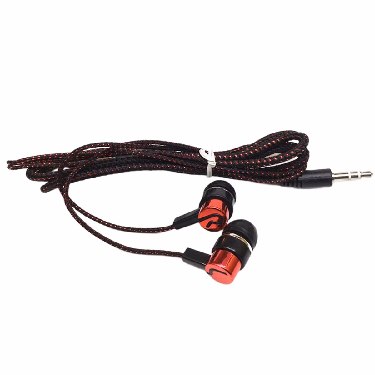 Update. 2pcs 3.5mm in-Ear Wired Headphone Bass Stereo Earbuds Mobile Headphone Noise Cancelling Superb Bass Stereo Earphone A