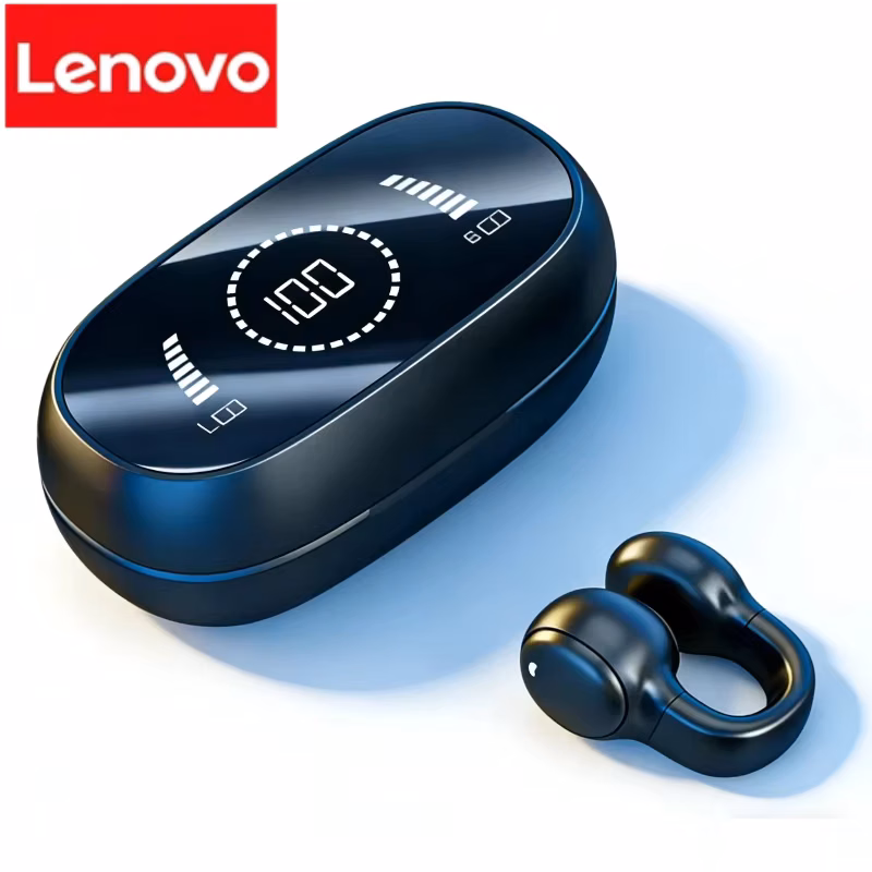 Lenovo Bone Conduction Earphones Bluetooth Wireless Tws Stereo Sport Headphones with Noise Cancelling Mic for Running Cycling