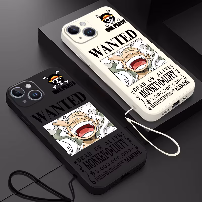 Case for Apple iPhone 17 Pro Max 16 XS XR 12 Plus 15 Air 7 8 11 13 Mini Phone Cover Anime O-Ones Pieces Luffy