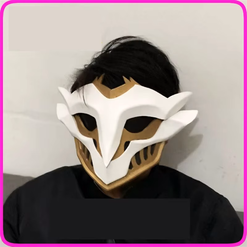 Halloween Party Masquerade Eva Toys Props Lol Animation Arcane Wildfire Gang Cosplay Ekko Jinx Mask The Boy Who Shattered Time