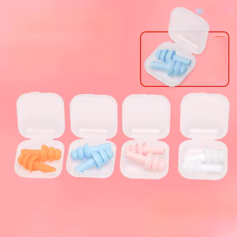 Silicone Earplugs Noise Reduction Comfortable Side Sleepers Wireless Sleep Aid Industrial Student Noise Cancelling Earbuds