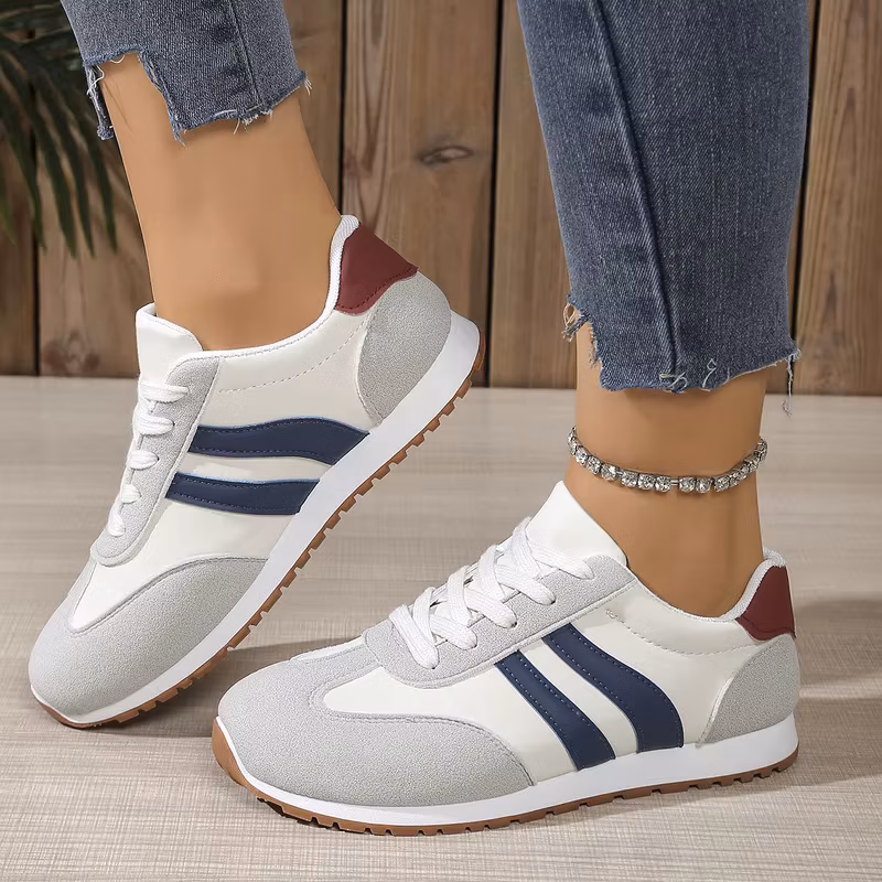 Women's Breathable Non-slip Platform Fashion Casual Shoes Korean Running Shoes Black Sneakers Shoes for Women