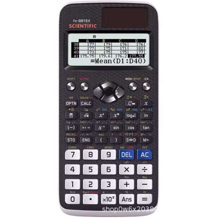 991EX Scientific Calculator with Writing Tablet and Pen 552 Functions for Students and Professionals in Physics Math