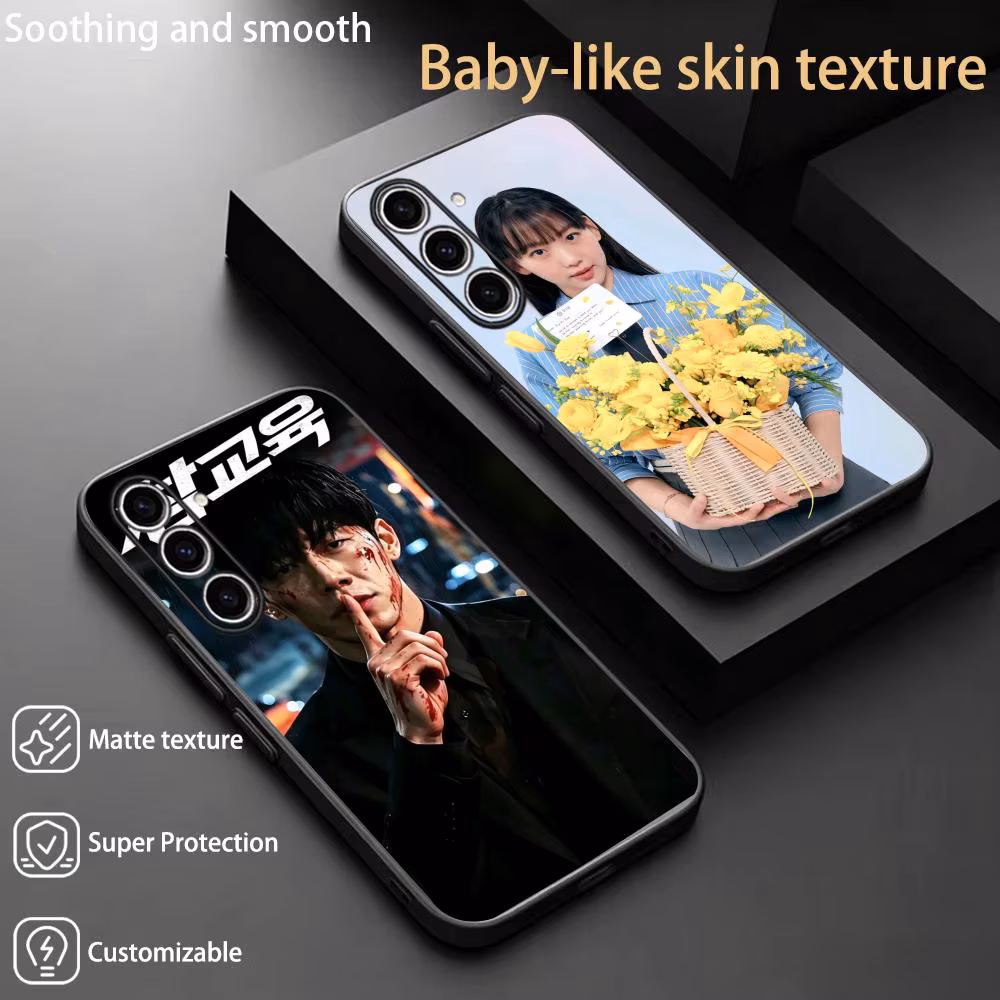 Poster Korea Teach You a Lesson Phone Case For Samsung Galaxy S26 S25 S24 S23 S22 S21 Plus Ultra Note20 Soft Black