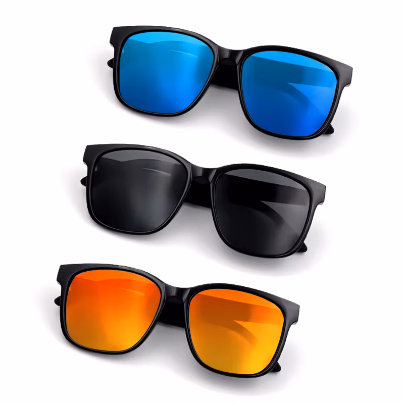 GS08 anti-blue light glasses make receive calls music calling noise reduction UV400 protection BT Tws smart glasses for men