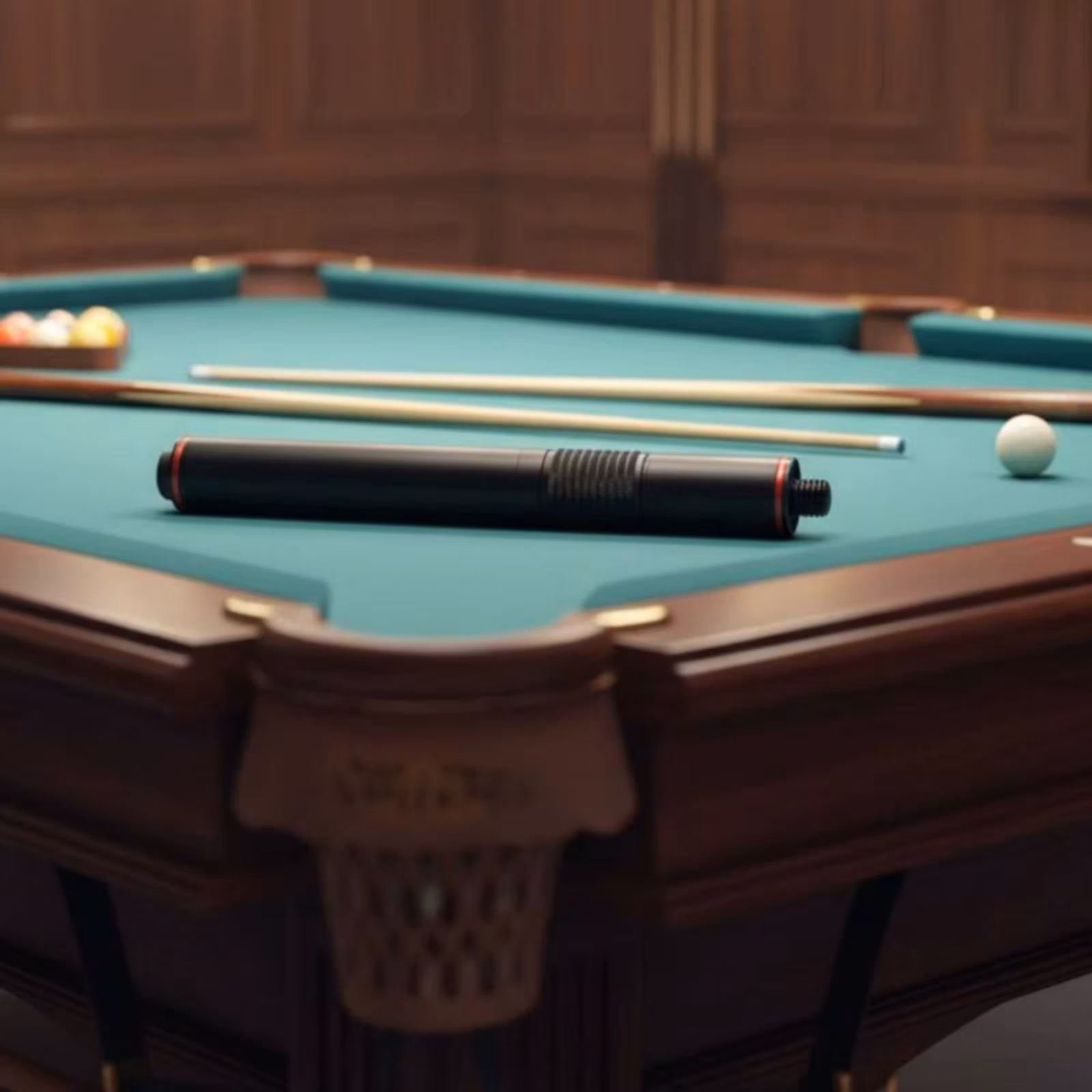 Telescopic Cue Extender Aluminum Pool Cue Extension Sports Equipment Lightweight Non-Slip Grip for Game Room