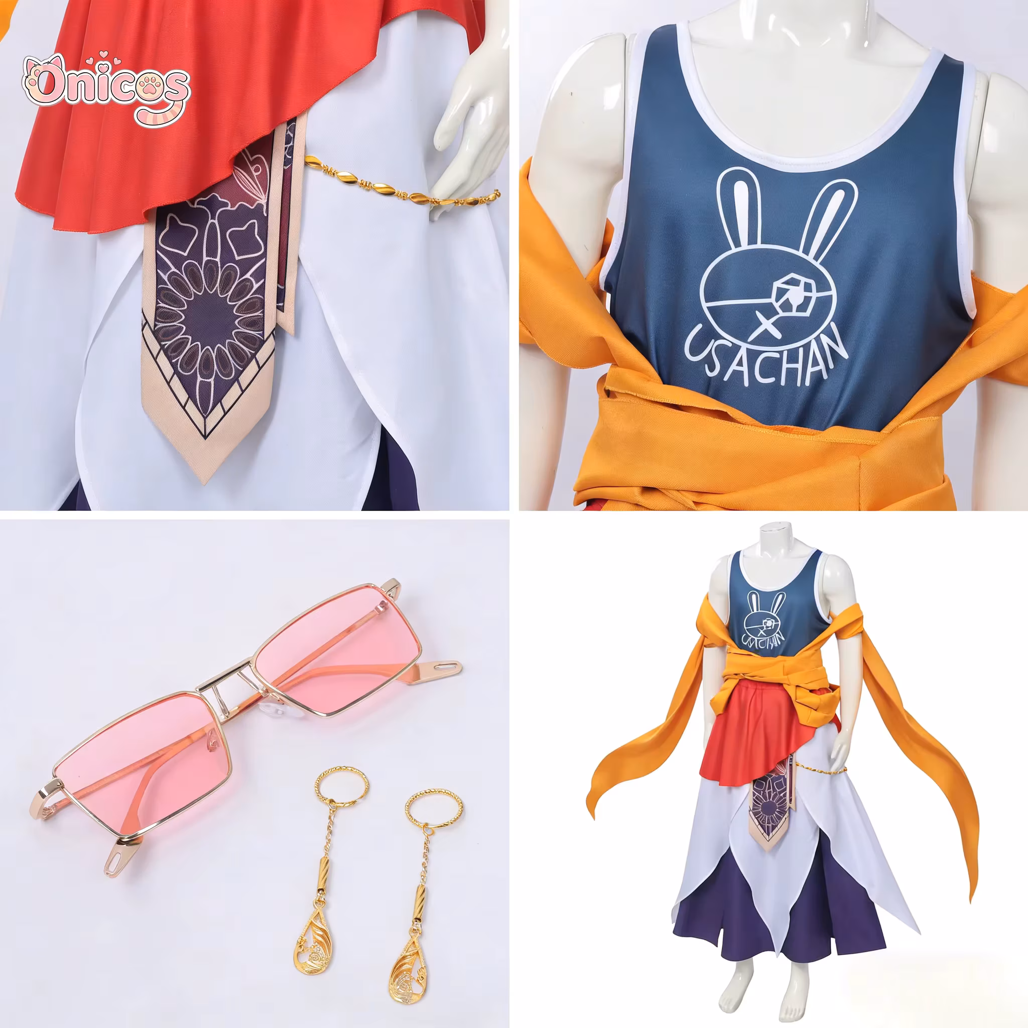 Record of Ragnarok Buddha Cosplay Costume Accessories Prop Uniform Anime Game For Anime Role Play Outfit Onicos