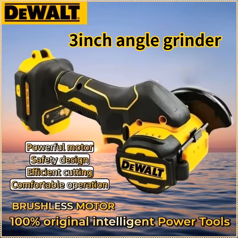 Dewalt Cordless 3 Inch Mini Angle Grinder Polishing Grinding Machine Electric Cutting Power Tool For Dewalt 18V Battery
