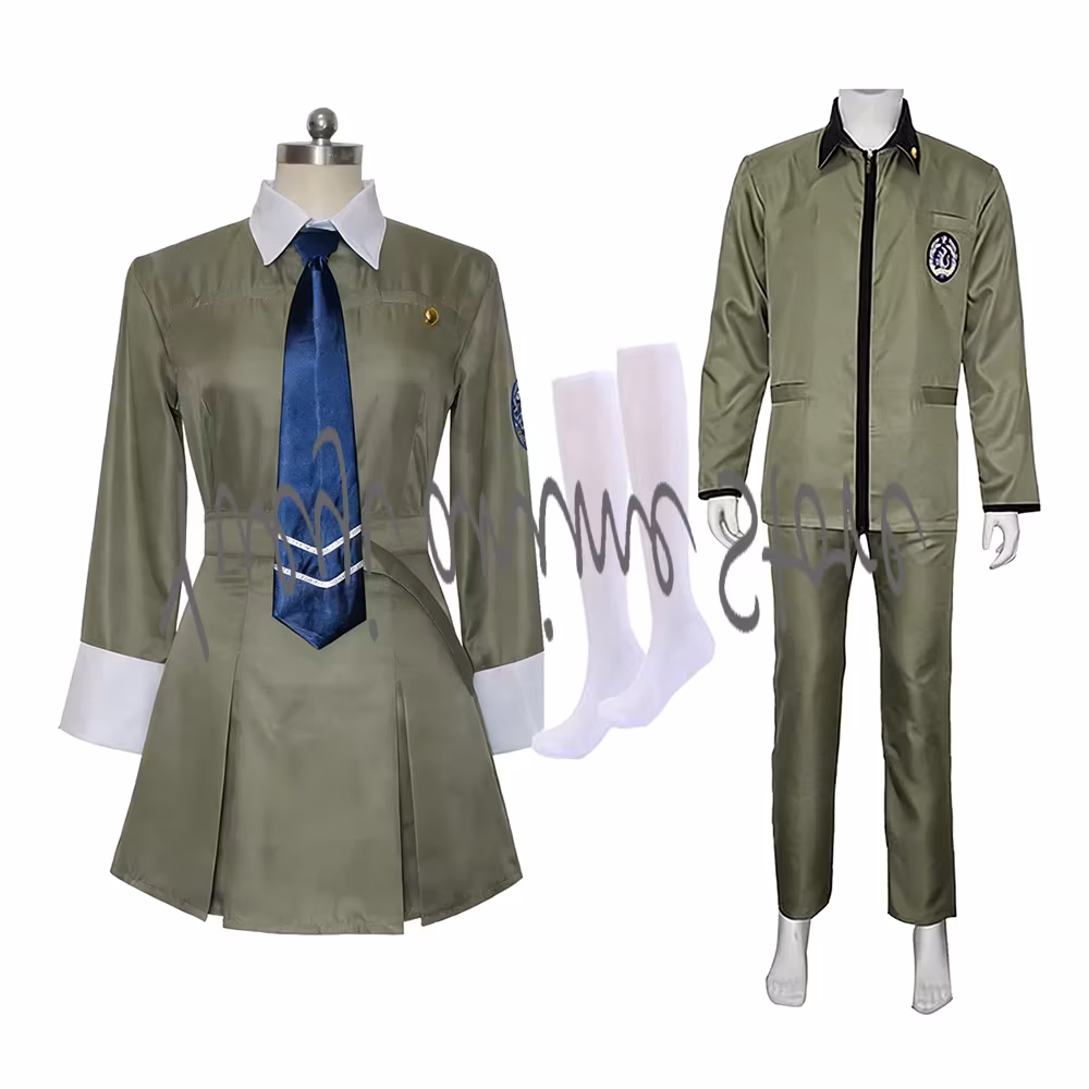 Customized -Anime St. Hermelin High School Men's Uniform Cosplay Costume Halloween Christmas Party Outfit Full Set