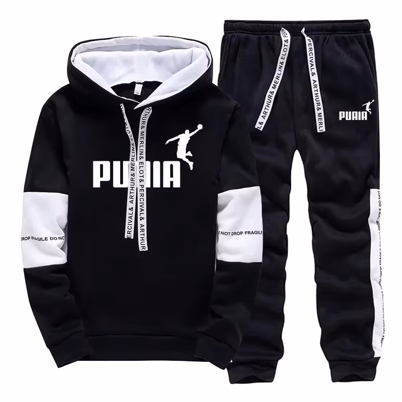 Sales Mens Tracksuit Print Casual Sweatshirts Sportswear Single Piece Hoodie Pants Outdoors Gym Sports Jogging Mens Clothing