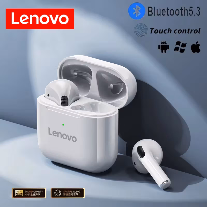 Original Lenovo Pro4 Tws Wireless Earphone Bluetooth Headset HiFi Noise Reduction Earbuds Waterproof Game Sports Mic Headphone