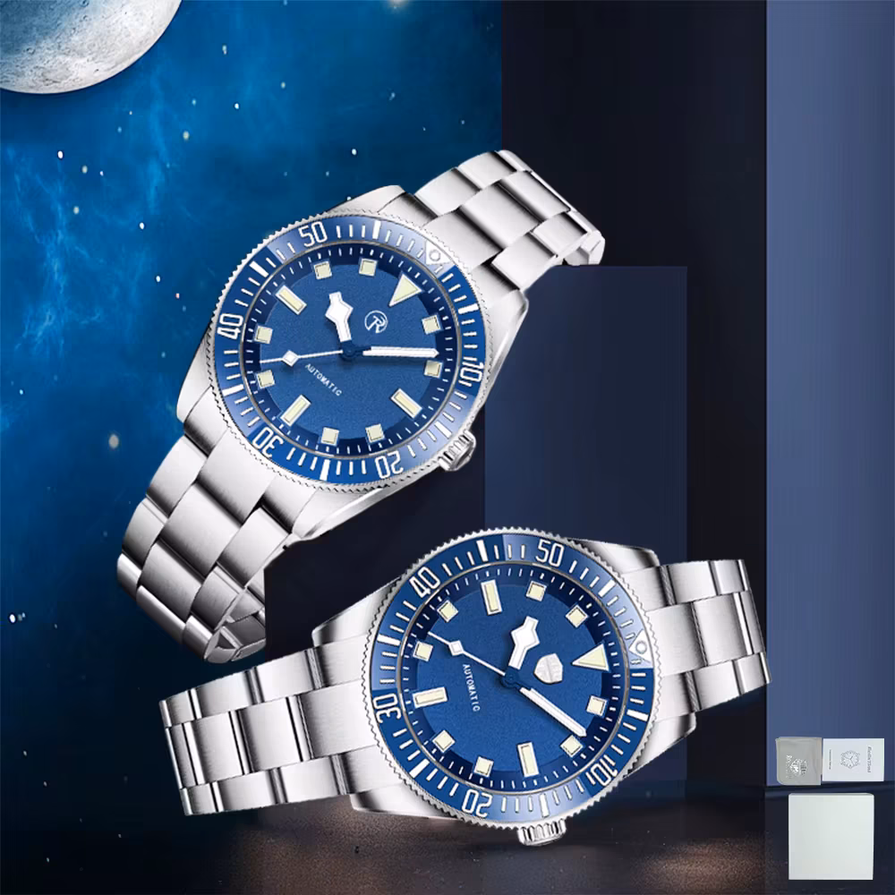 Rollstimi men's watches luxury automatic watch men's mechanical watch sapphire stainless steel 10BAR watch luminous