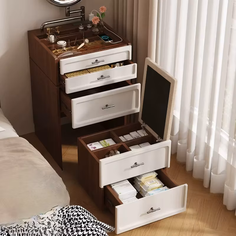 College Dorm Essentials Makeup Vanity Table Bedroom Luxury Beauty European Vanity Table Small Girl Vestidores Trendy Furniture