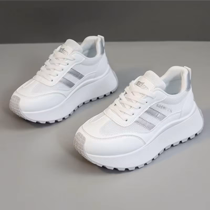Women's Sneakers Mesh Breathable Casual Shoe Fashion Tennis Shoes Height Increasing Platform Shoes for Women New Sport Shoes