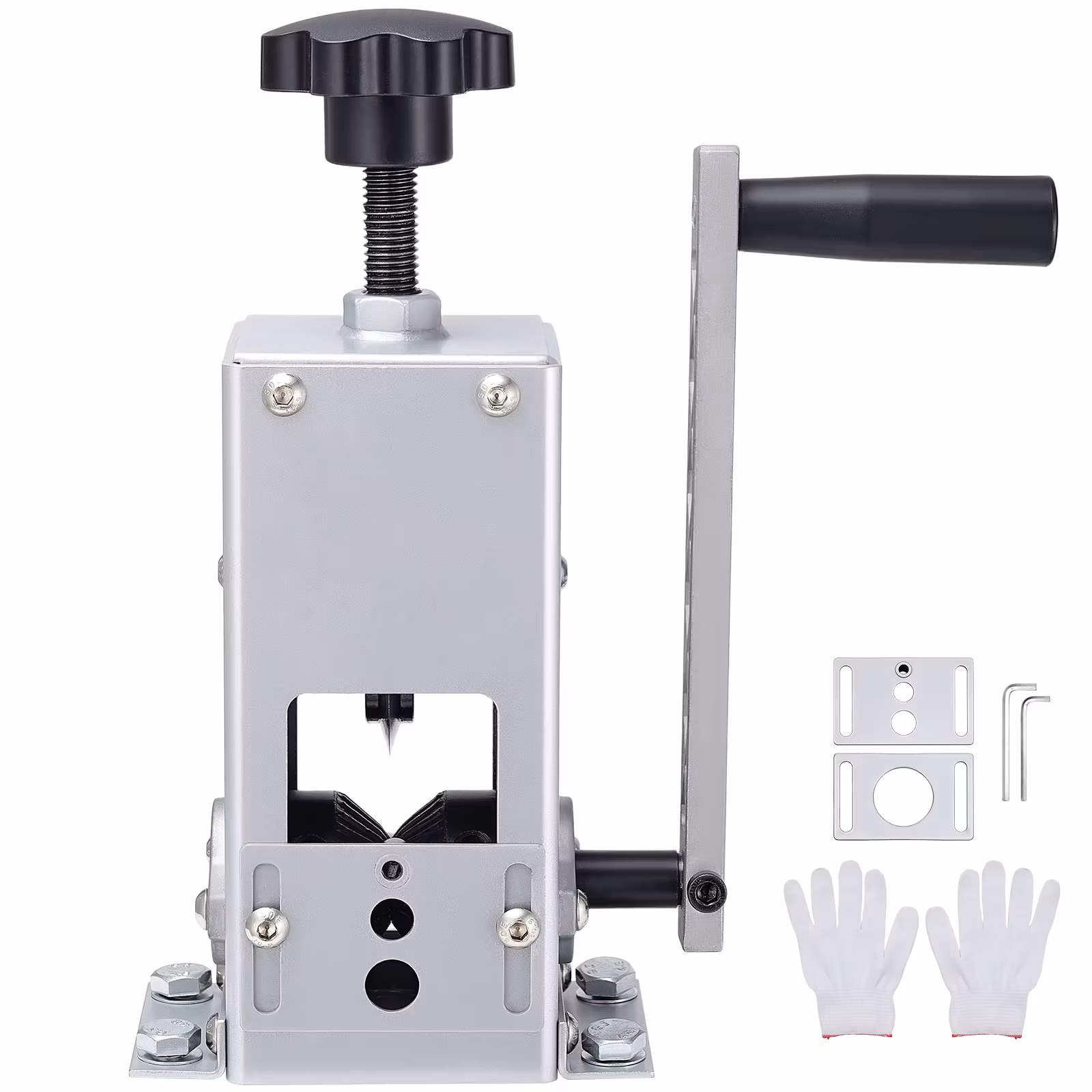 SucceBuy Manual Wire Stripper Machine 0.06-1.18 in Hand Crank or Drill Powered Modes Q235 Frame Wire for Scrap Copper Recycling