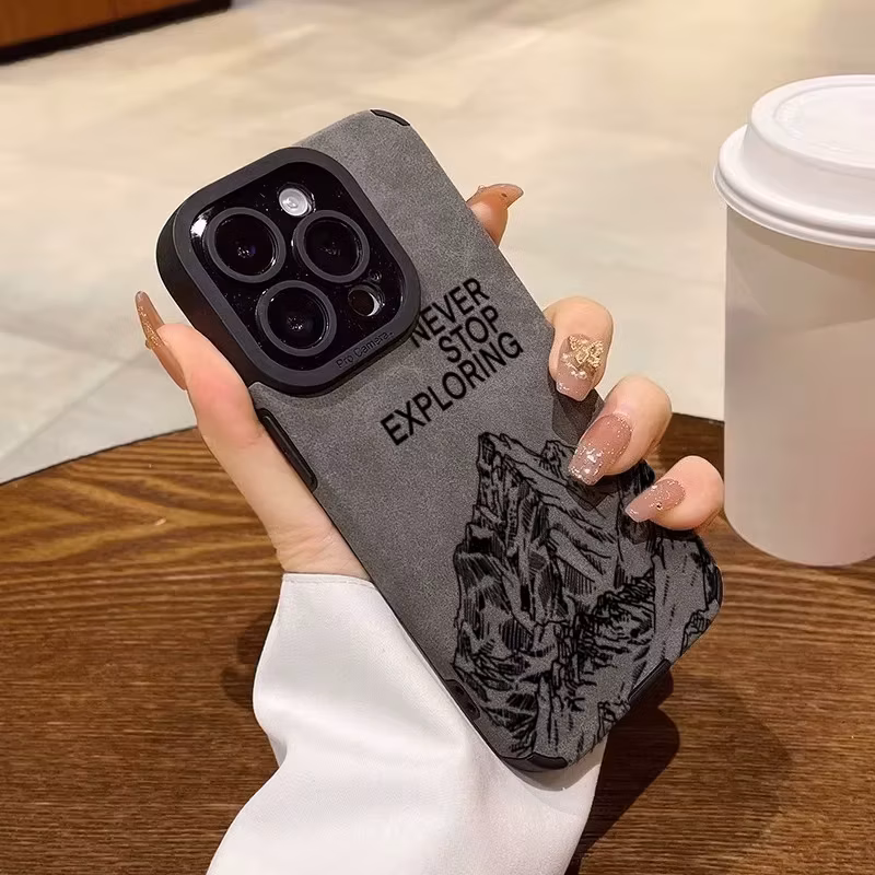 Fashionable Never Stop Exploring Phone Case For iPhone 16 17 Pro Max 15 14 13 12 11 Pro Max Air XR X XS 7 8 Plus SE Cover