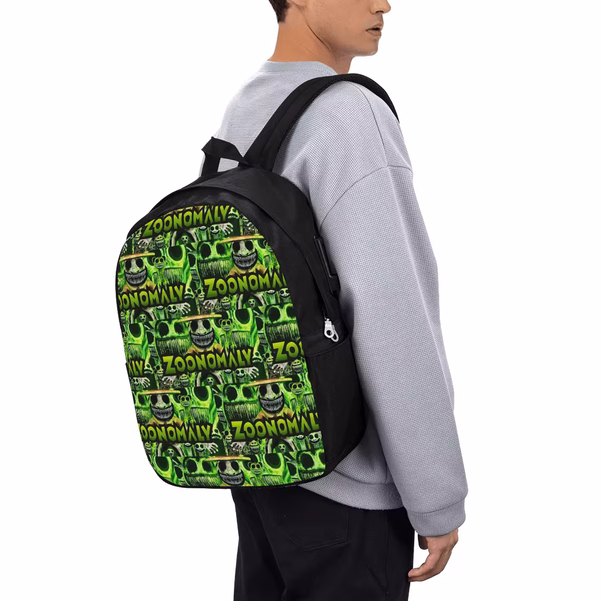 Zoonomaly Cartoon Steam Game Backpack Travel Notebook Bag Computer College Student School Bag Laptop Shoulder Bags for Men Women