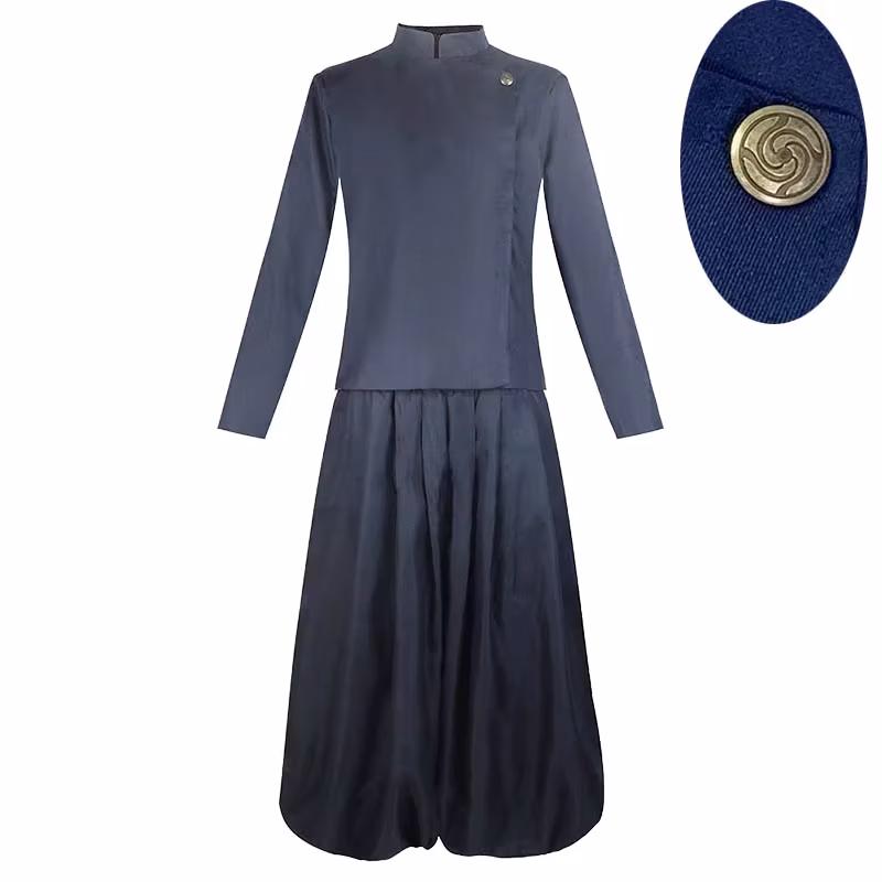 Geto Suguru Cosplay Kimono Robe Anime Costume for Halloween Party Comic Con Big Size Gejo Suguru Uniform School Uniform