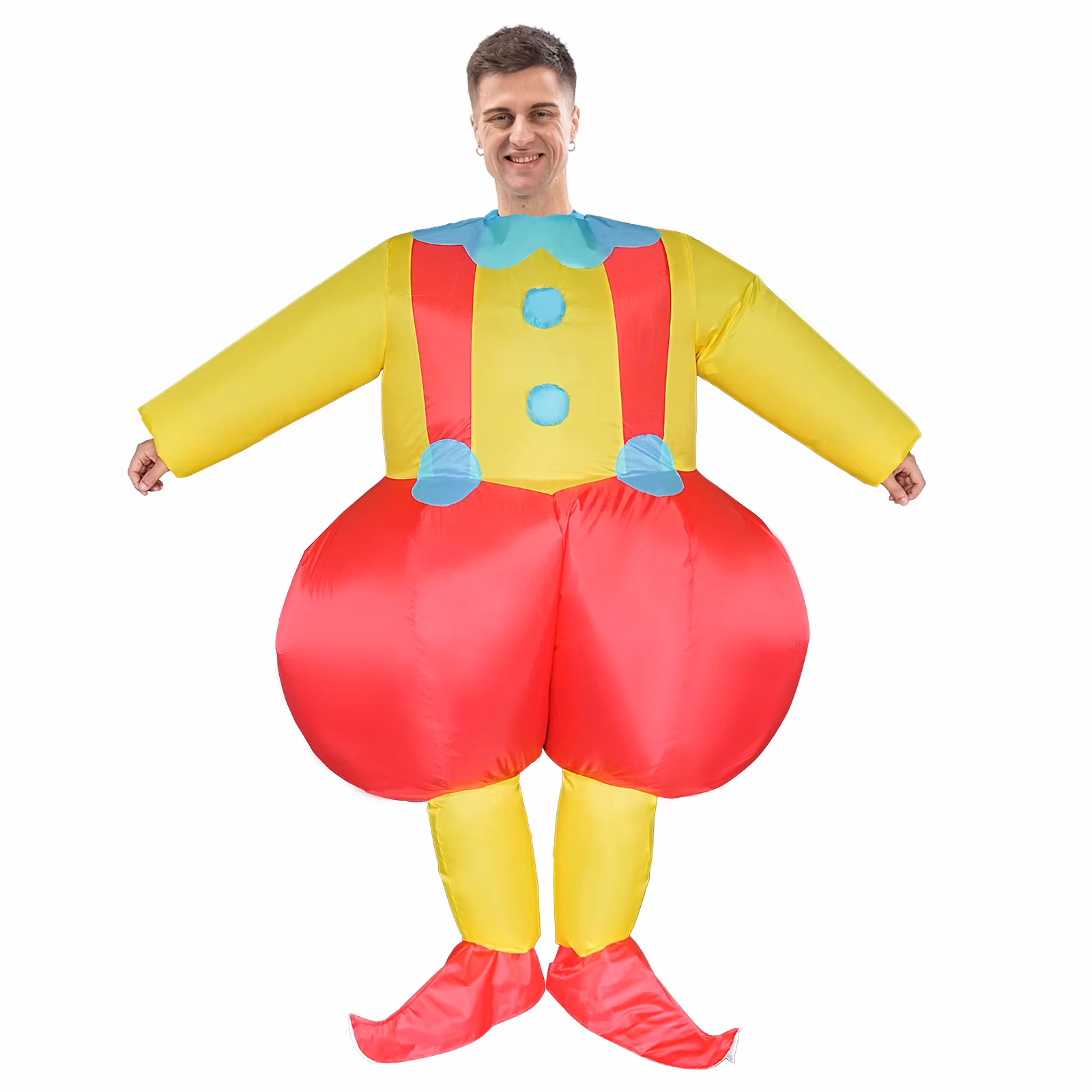 Big Bottom Clown Inflatable Costumes Blow Up Clothes Halloween Party Cosplay Costume Funny Performance Props