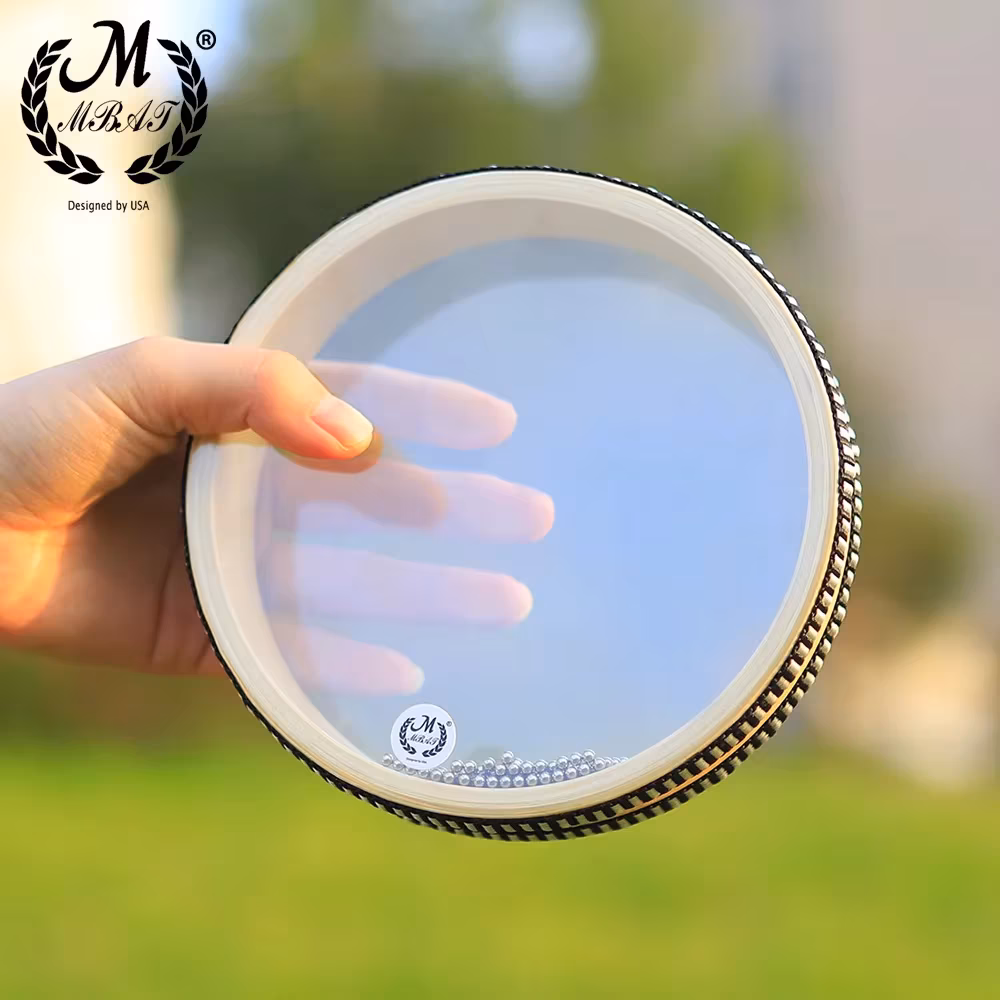 M Mbat Ocean Wave Bead Hand Drum Gentle Sea Sound Musical Instrument Children Percussion Toys For Baby Kid Early Learning Music