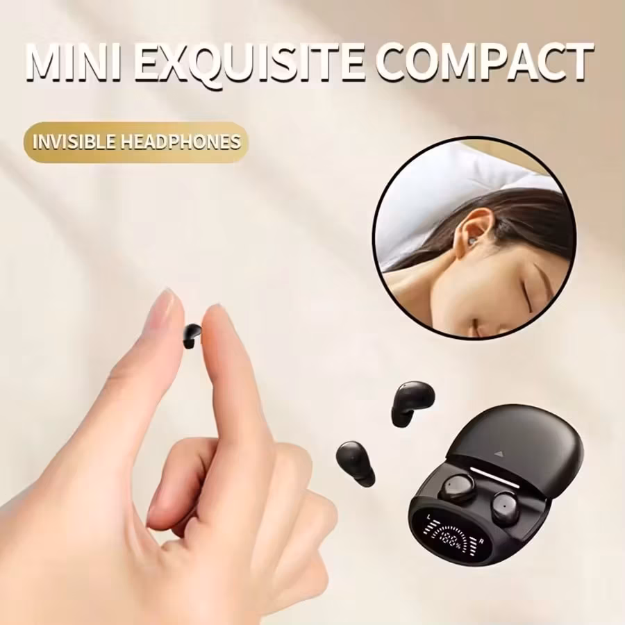 Wireless Earbuds With Sliding Cover, Unisex Mini Earphones Compatible With All Smartphones, Portable And Wearable