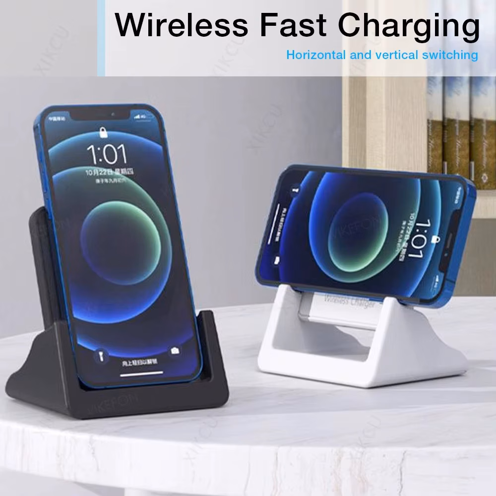 Desktop Removable Phone Holder Stand Chargers Pad For iPhone 16 15 14 13 12 Samsung Xiaomi Wireless Charger Charging Dock