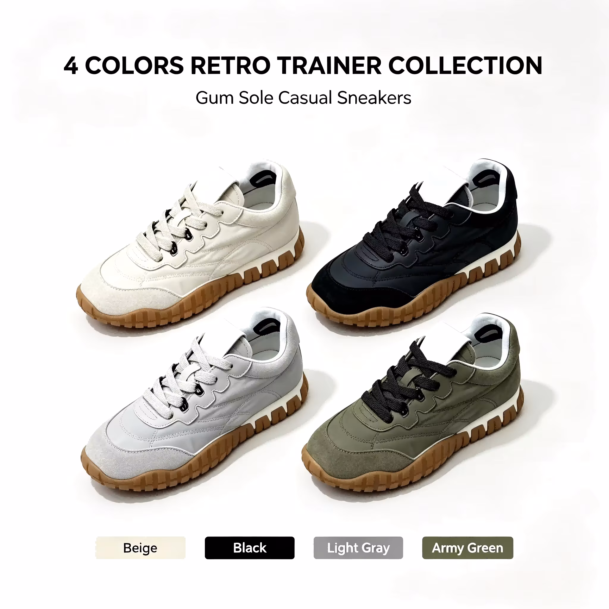 Luxury Women's Casual Sports Shoes, Outdoor Hiking Shoes, Brand Sports Shoes, Height-increasing and Durable Running Shoes.
