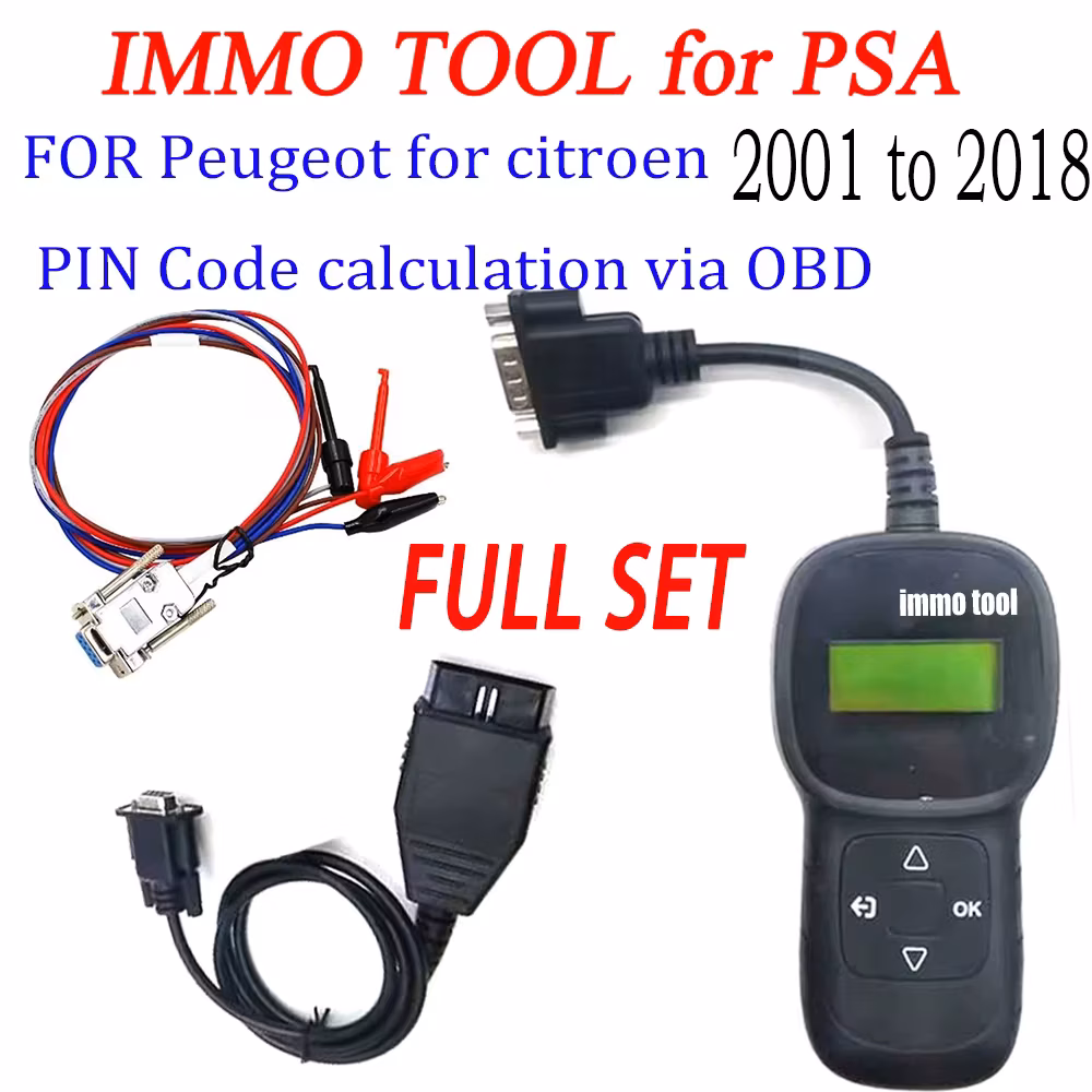 For Psa Immo Tools for Peug-eot Cit-roen to Mark Key Simulator Pin Code Reader for Psa Pin Calculator Immo Emulator