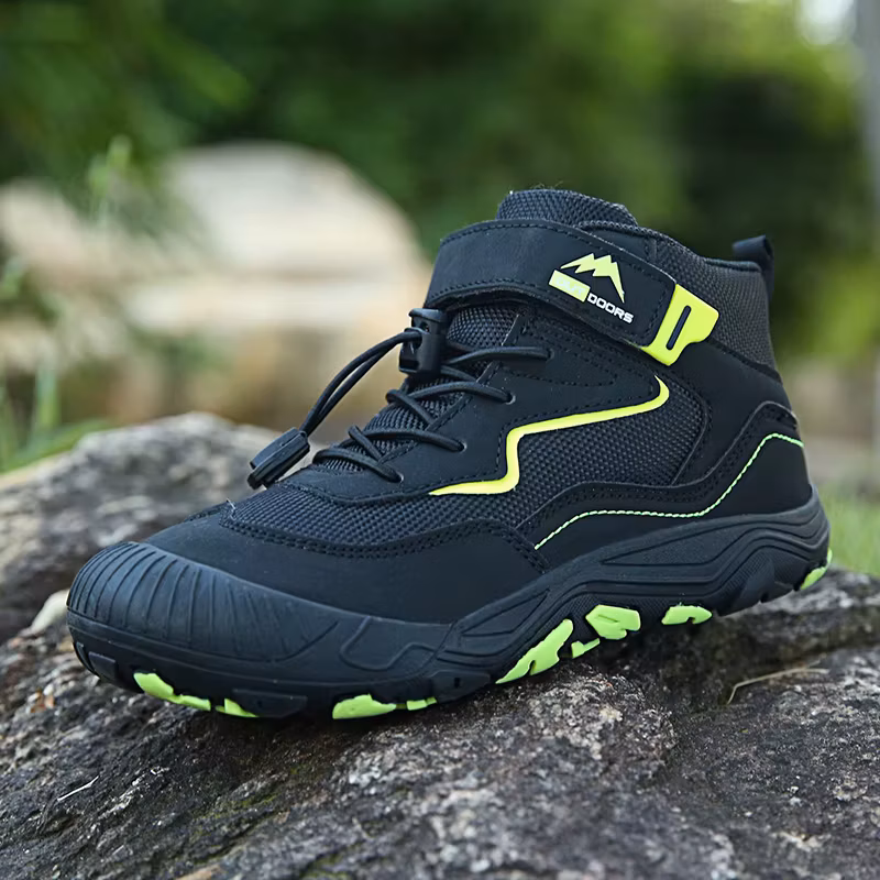 Kids High- Hiking Shoes Waterproof Trekking Sneakers Boys Girls Mountain Climbing Boots Anti-Collision Non-slip Athletic Shoe