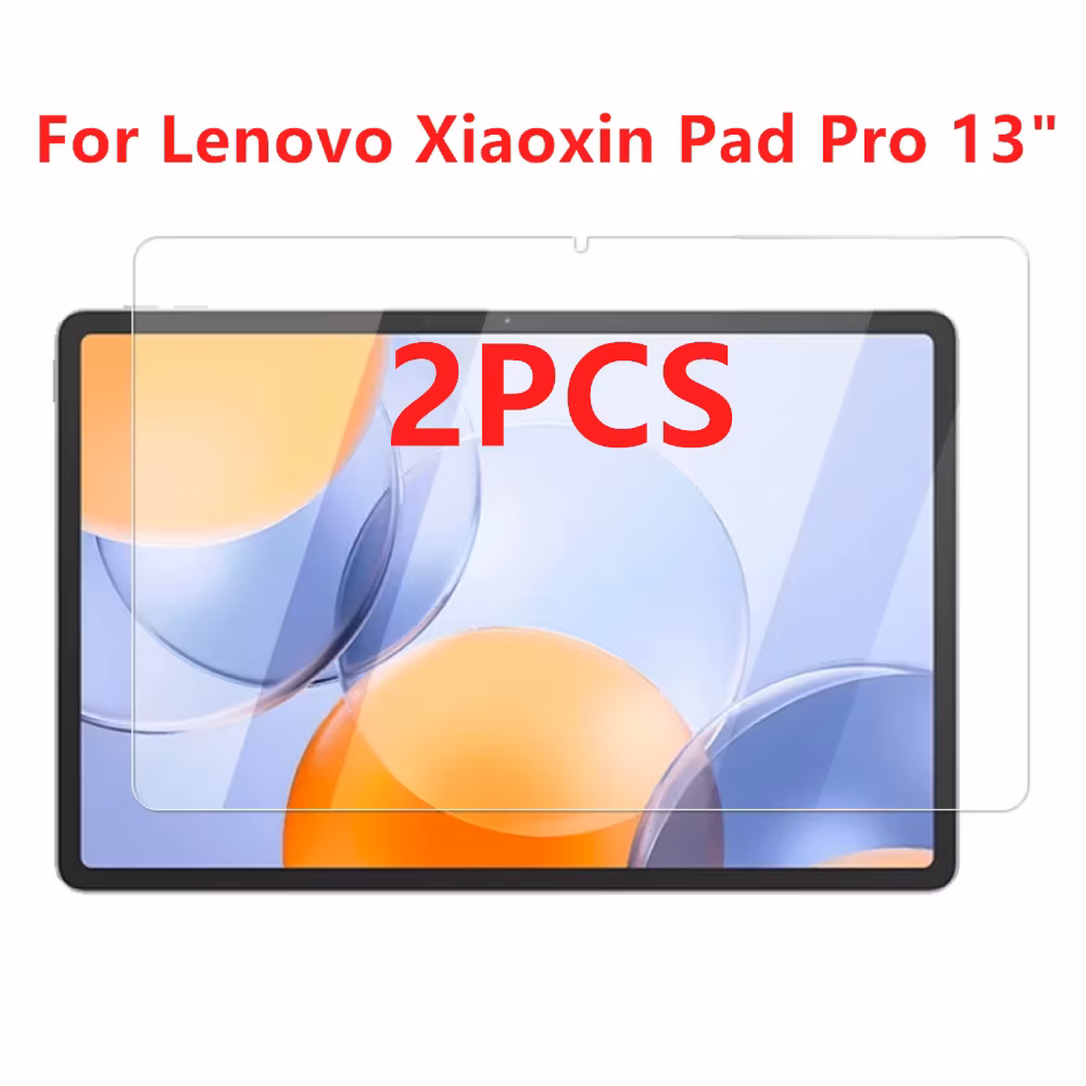 2 Pcs 9H Tempered Glass Screen Protector For Lenovo Xiaoxin Pad Pro 13 (13 Inch) Bubble Free Anti Scratch Tablet Protective Film