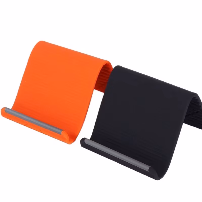 1Pc Flexible Silicone Foldable Deformable Stand Universal Desktop Holder For Phone Tablet Laptop Office Daily Use