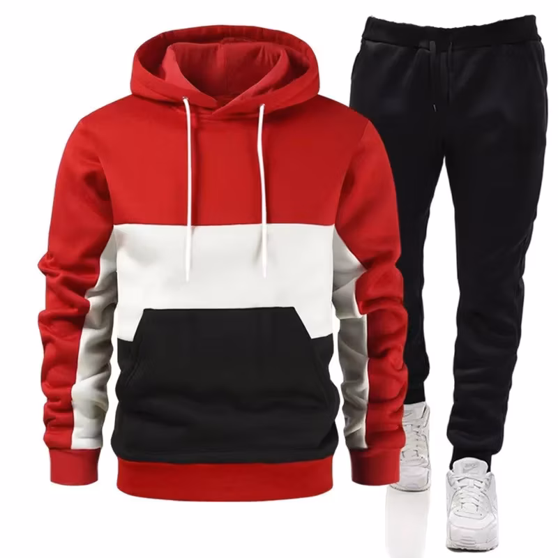 Men's2 pcsBrand Autumn and Winter Hoodie Suit Men Fashion Hoodie Brand Pants Casual Jogging Suit Sports Male Wear Sweatshirt
