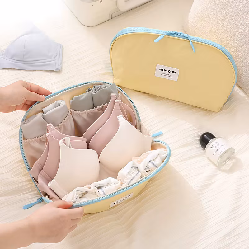 Bra Organizer Lingerie Storage Pouch Multi Compartment Portable Luggage Pack Case Sock Bag Waterproof Travel Sorting Container