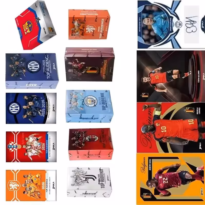 Daka Football Collection Cards Messi Mbappe Yamal Luka Modrić Real Madrid Barcelona Manchester Juventus Ale Milano Car