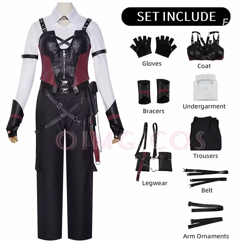 Love and deepspace Deep Space Hunter Cosplay Costume Carnival Adult Uniform Anime Halloween Party MasqueradeCostumes Men Game