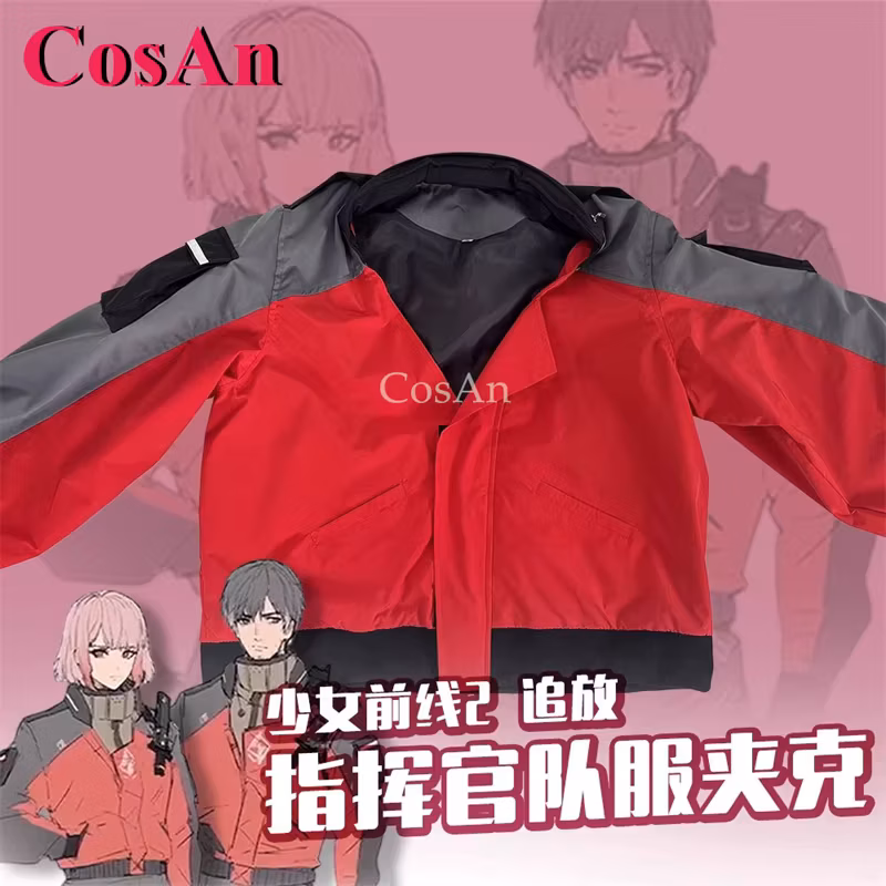 CosAn Game Girls' Frontline 2: Exilium Cosplay Costumes Fashion Handsome Commander Uniform Jacket Daily Coat Role Play Clothing