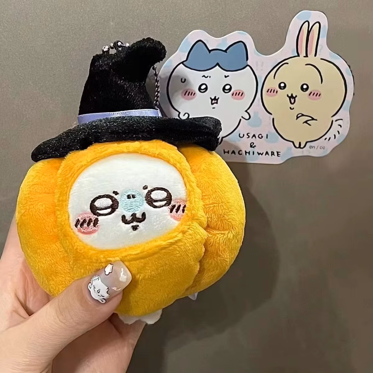 Cute Halloween Pumpkin Head Momonga Weird Flying Mouse Fur Toy Doll Hanger Decoration Fur Toy Spot Goods Nagano