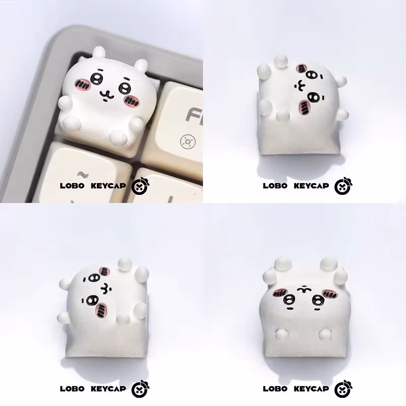 Chiikawaed Cute Anime Mechanical Keyboard Keycaps Exquisite Anime Peripheral Replacement Key Caps Custom Decorative Keyboard
