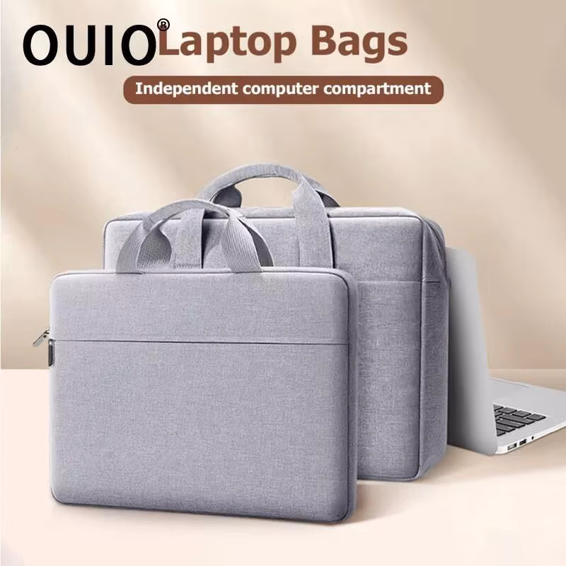 Ouio For MacBook Xiaomi Huawei Asus Notebook Bags Shockproof Laptop Sleeve Handbag 11-16 Inch Ultra Thin Business Briefcase