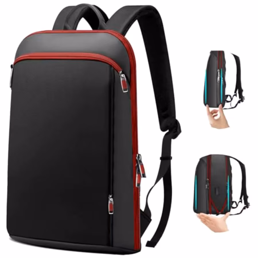Slim and Expandable 15 15.6 16 Inch Laptop Backpack Anti Theft Business Travel Notebook Bag with Usb, Multipurpose Large Capaci