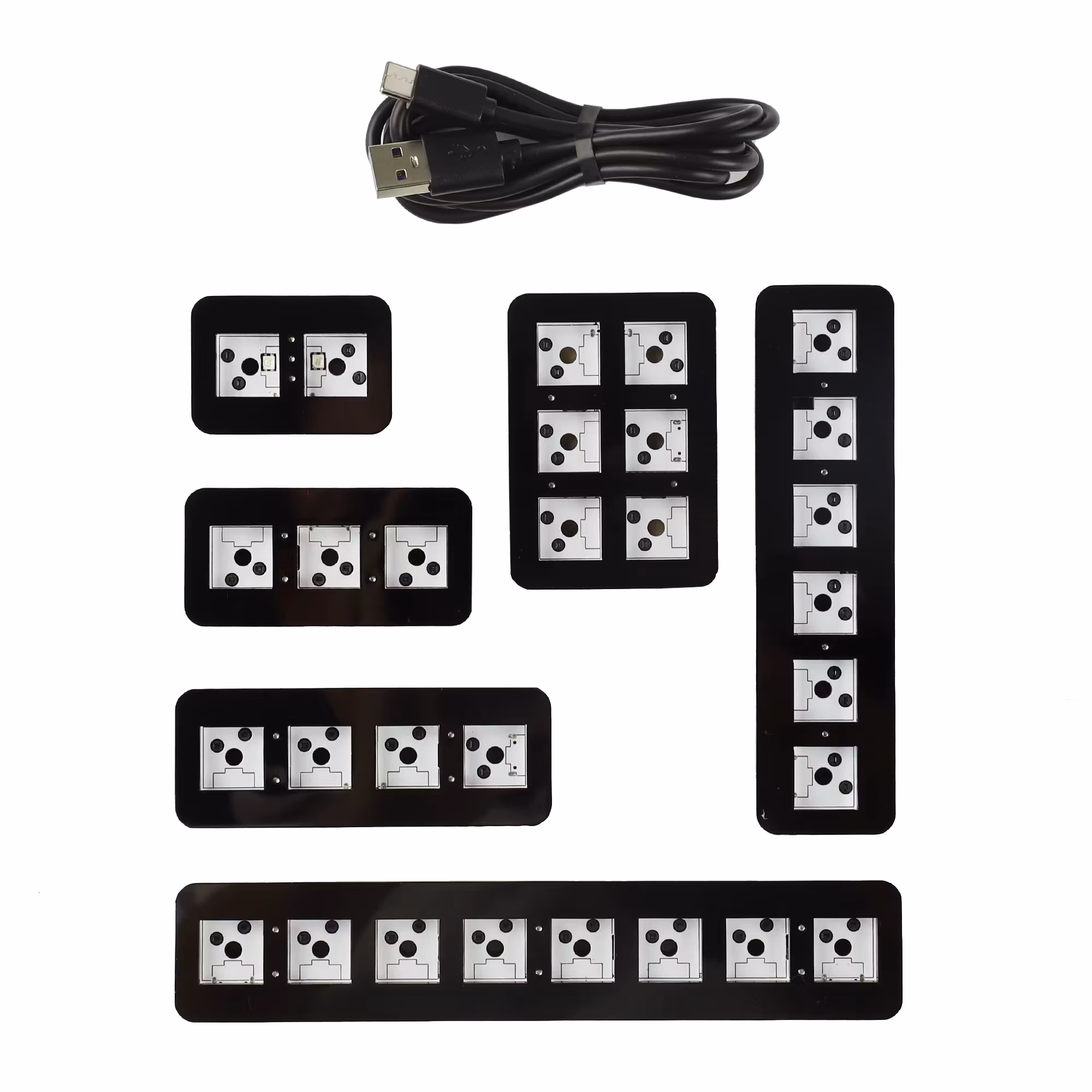 3 4 6 8 Key Hotswap Mini Keypad Cut Copy Paste Macro Function Type C MX Switches Mechanical Keyboard For Gaming Photoshop