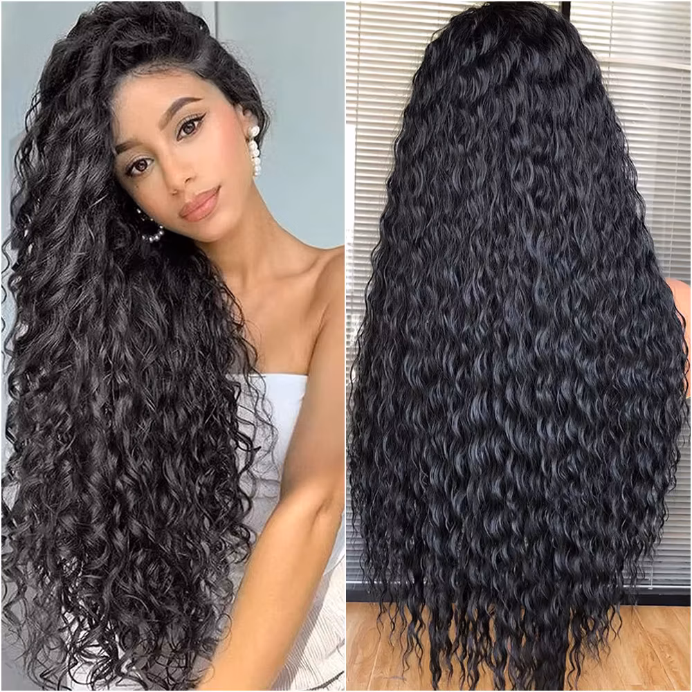 40Inch Deep Wave Wig 13x6 HD Lace Frontal Wig Brazilian Human Hair For Women 220 Density 360 Full Lace and 5x5 Glueless Lace Wig