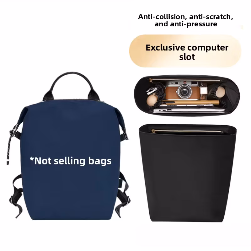 Bag Organizer Insert Fit Longchamp Energy Backpack Nylon Laptop Bag Shaper Support Inner Storage Liner Handbag Divider Protector