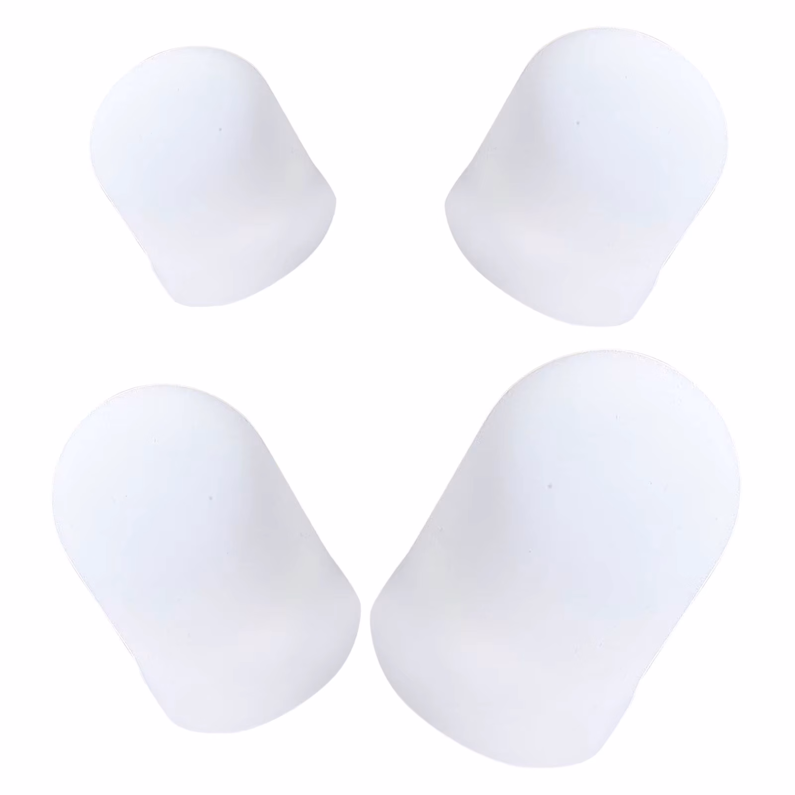 4 pcs Led Diffuser Cover Flashlight Cap Soft Silicone Halloween Christmas Year Diffuser Light Diffuser Lamp Shade Dome
