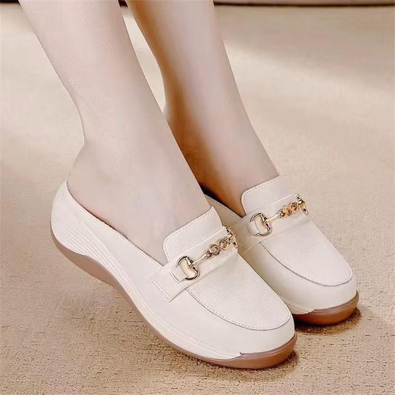 Spring Summer Women's Sneakers Thick Sole Versatile Running Casual Shoes Soft Bottom Comfortable